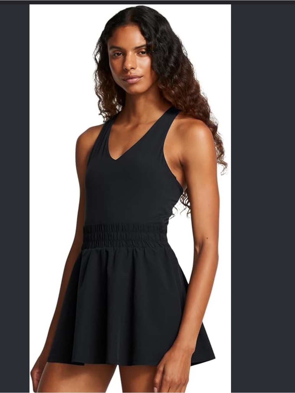 Under Armour Black Mini Vanish Dress with Shorts